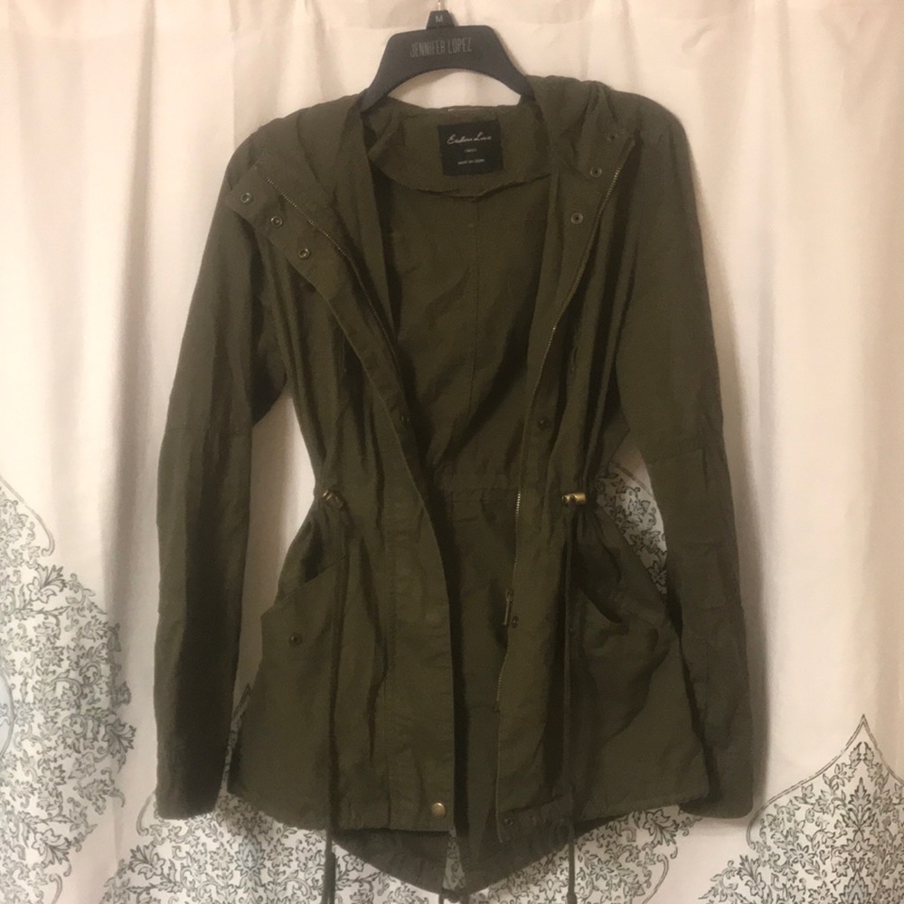 Green army jacket